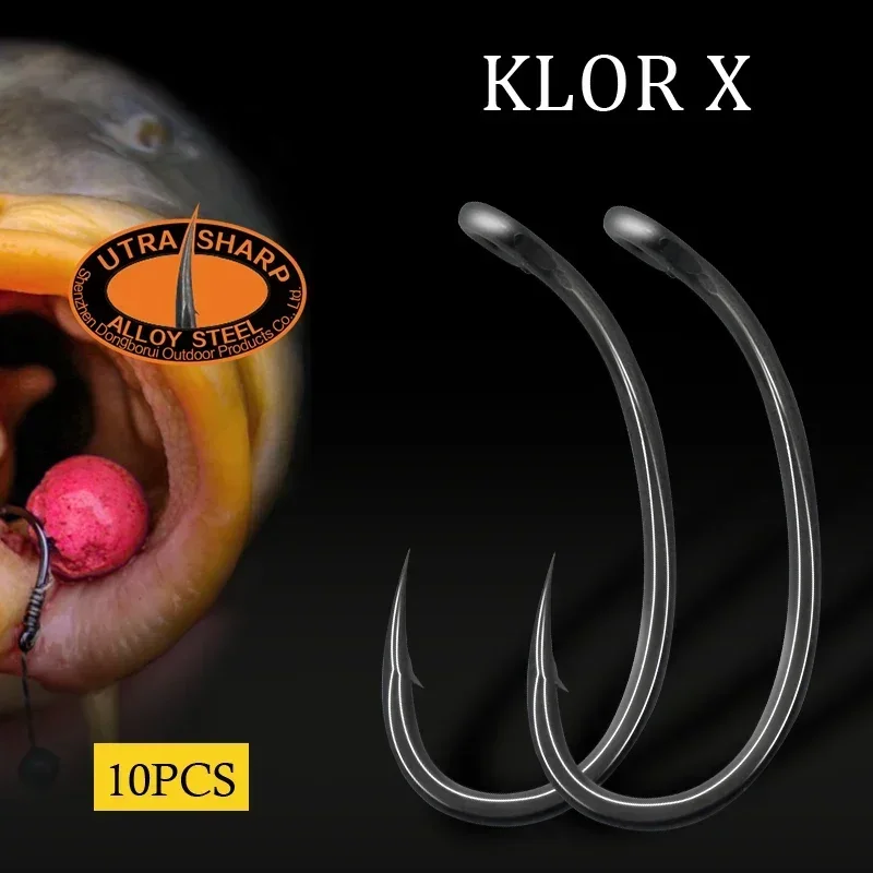 Fishing Hook Assortment - 10 adet Sazan Balıkçılık Kanca Kavisli