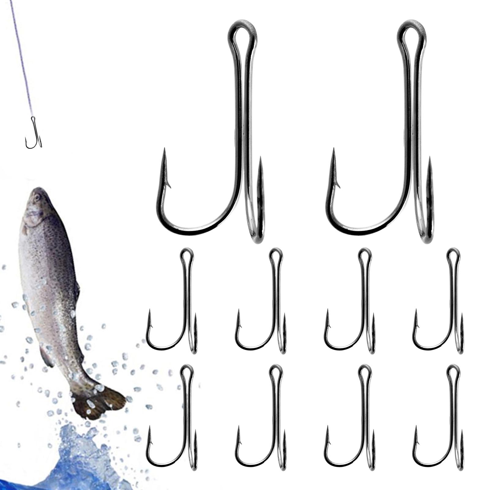 Fishing Hook Treble - Dikenli Balık Kancaları 10'lu Paket Yüksek