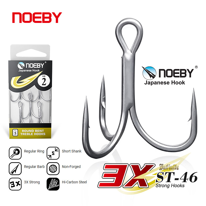 Fishing Hook Offset - Noeby Yüksek Karbon Çelikli Balık Oltaları,