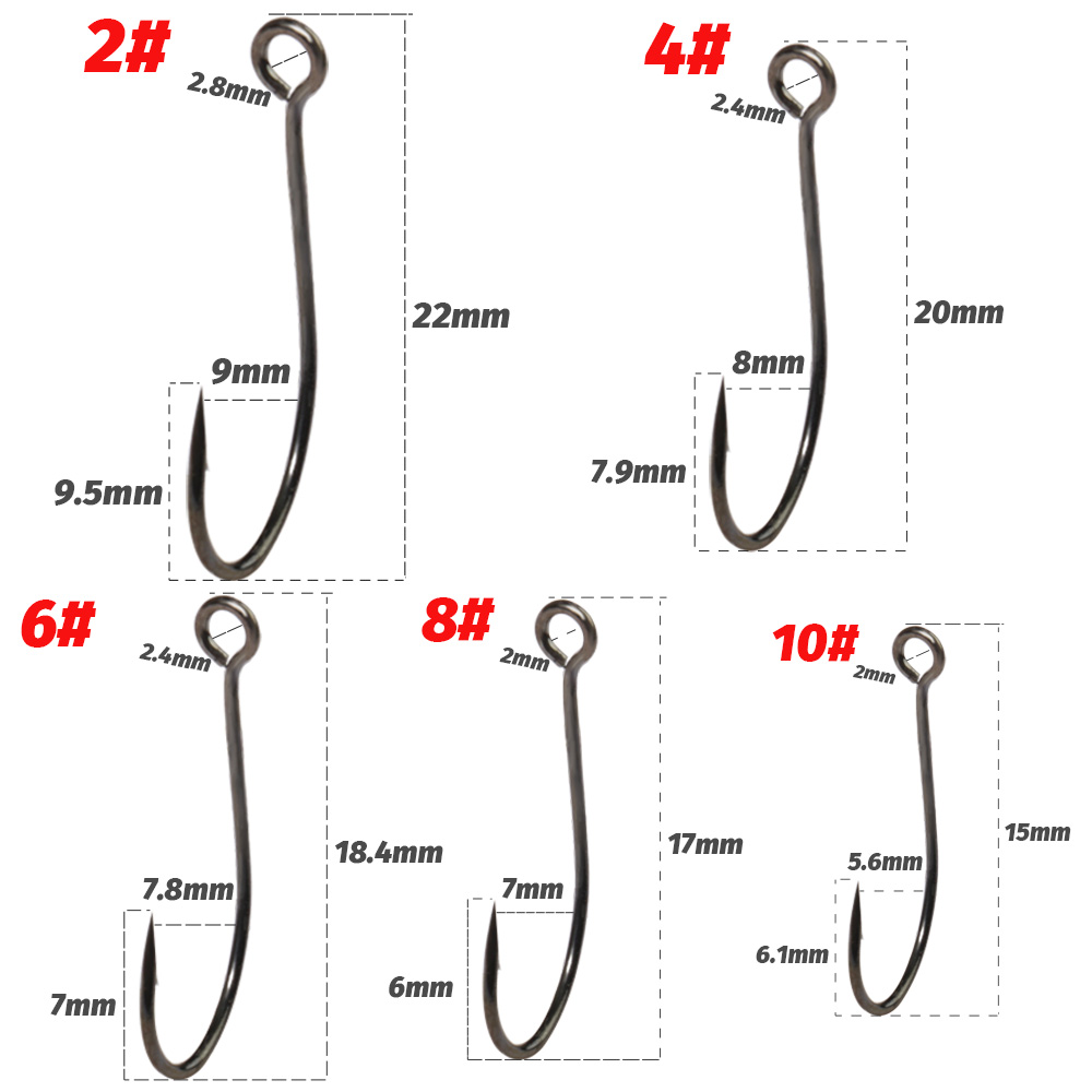 20PCS Büyük Halka Tekli Kanca  - Fishing Hook Circle incelemesi ve fiyatı