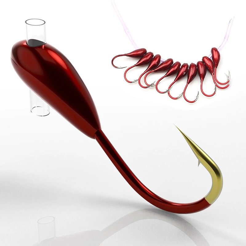 10/20 adet kış buz balıkçılık  - Fishing Hook Assortment incelemesi ve fiyatı