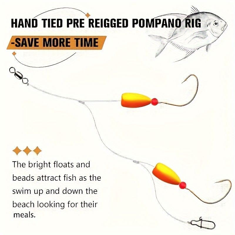 3 adet Pompano Kuleleri Sörf B - Fishing Hook Circle incelemesi ve fiyatı