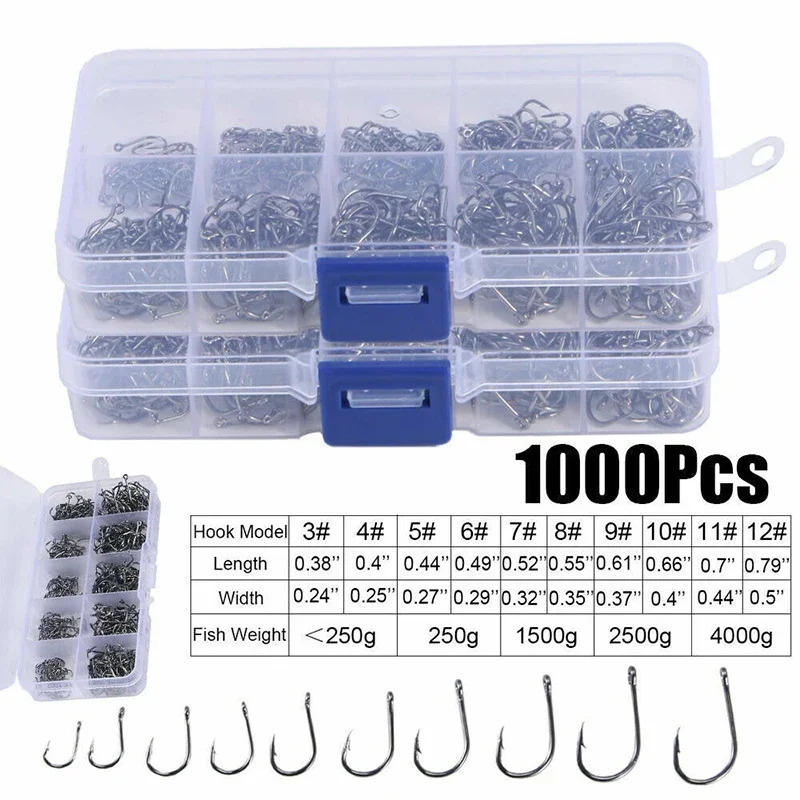 50-1600 Adet/Kutu Balıkçılık K - Fishing Hook Assortment incelemesi ve fiyatı