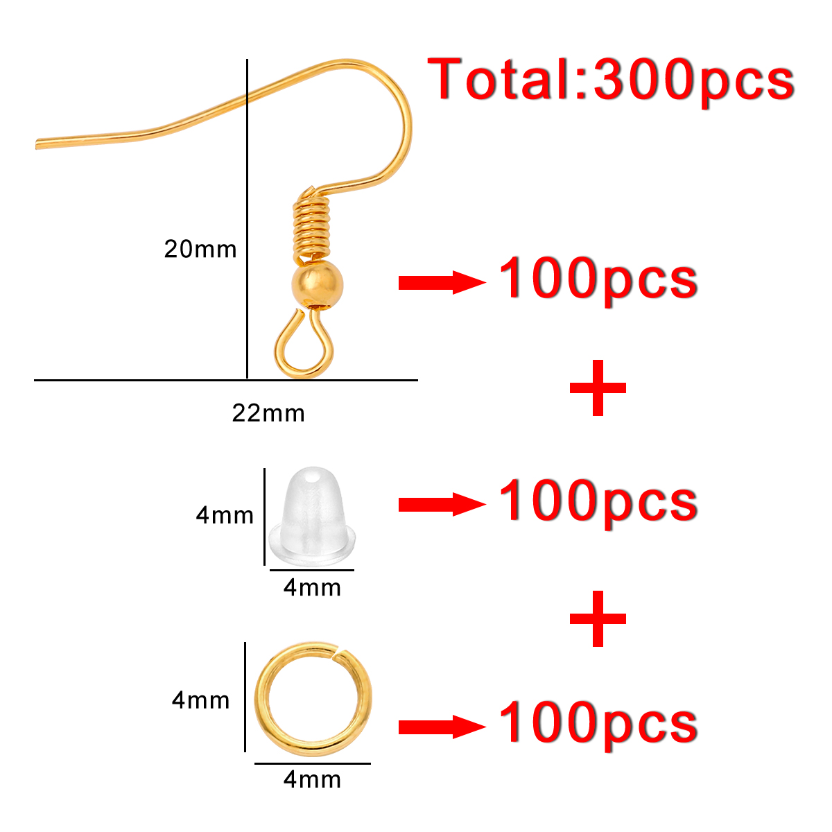 100-300 adet/grup Hipoalerjeni - Fishing Hook Assortment incelemesi ve fiyatı