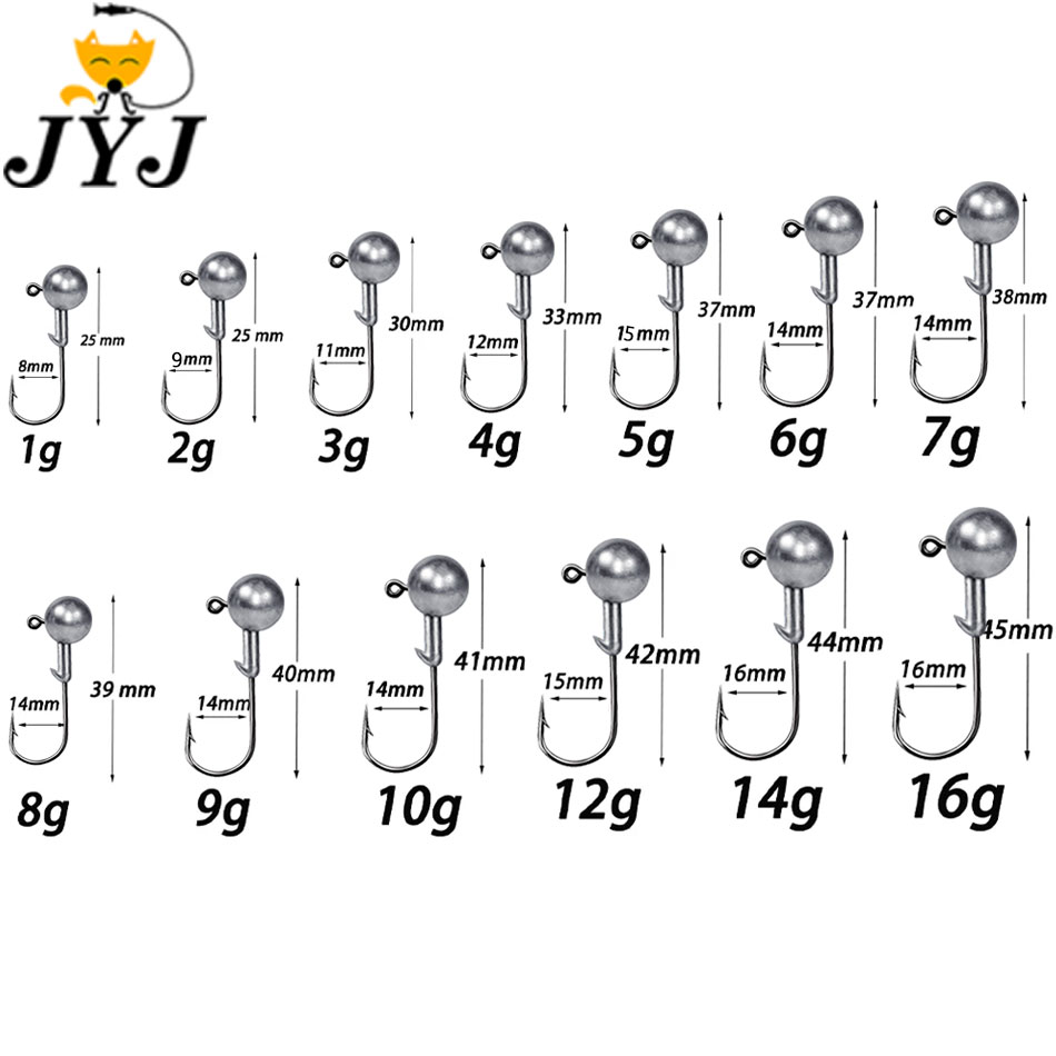 WODJYJ 1g 2g 3g 4g 5g 7g 8g 10 - Fishing Hook Offset incelemesi ve fiyatı