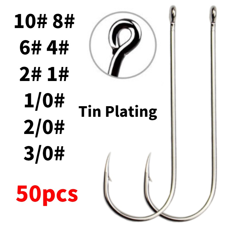 50 adet Uzun Saplı Tuzlu Su Da - Fishing Hook Circle incelemesi ve fiyatı